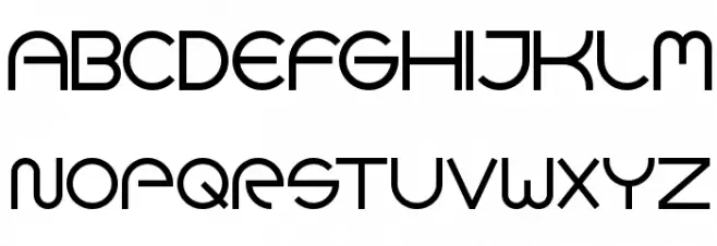 Goca logotype beta خط أحرف صغيرة
