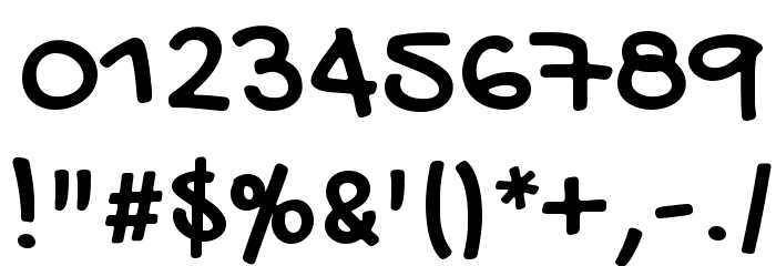 Gochi Hand Font OTHER CHARS