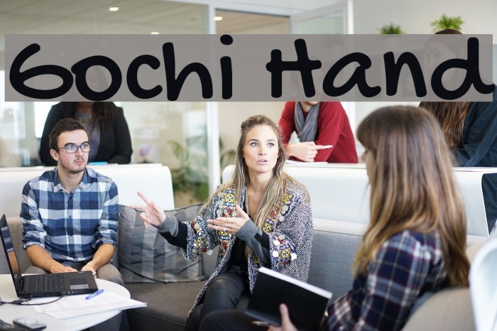 Gochi Hand لخطوط تنزيل examples