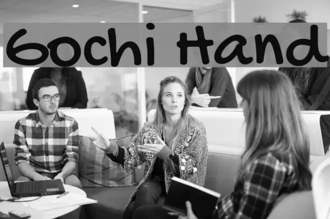 Gochi Hand Font examples