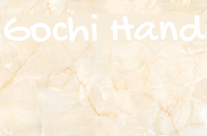Gochi Hand لخطوط تنزيل examples