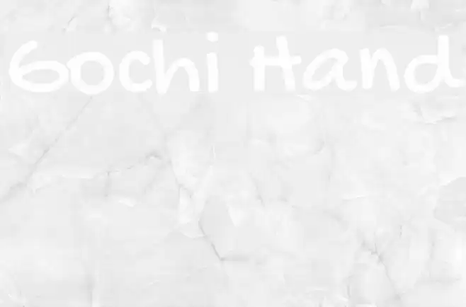 Gochi Hand Font examples