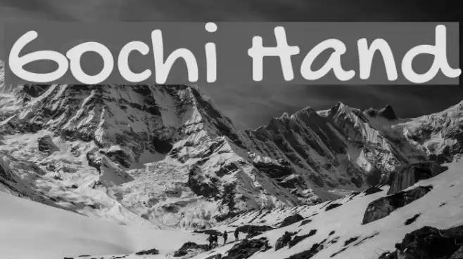 Gochi Hand Font examples