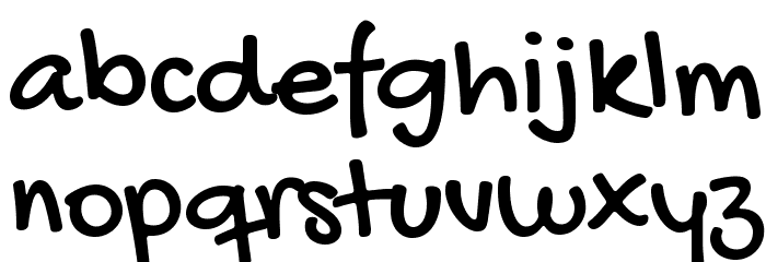 Gochi Hand Font LOWERCASE