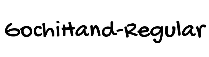 GochiHand-Regular Font