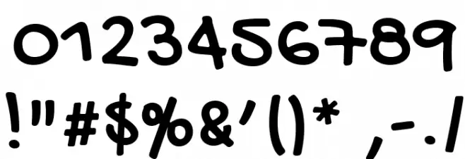 GochiHand-Regular Font OTHER CHARS
