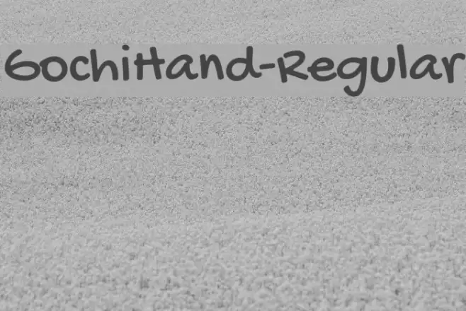 GochiHand-Regular Font examples