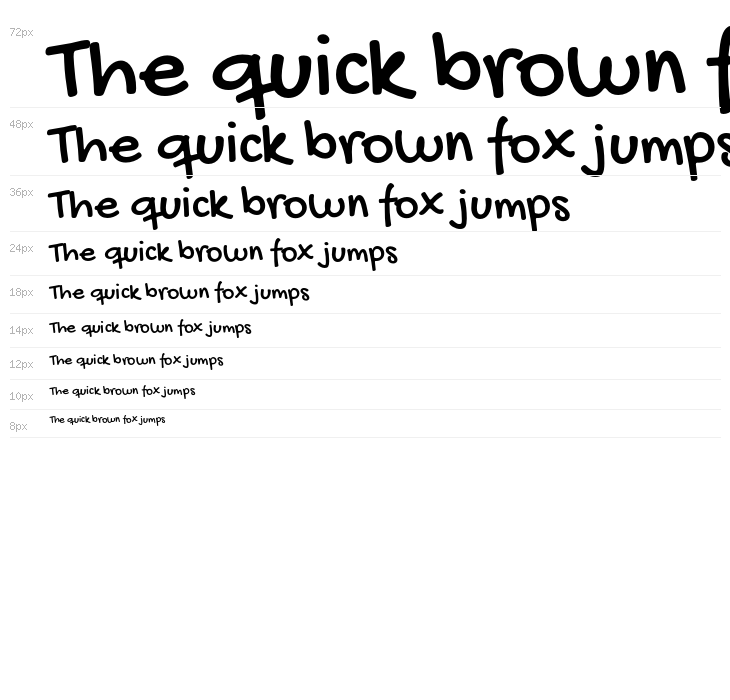 GochiHand-Regular Waterfall