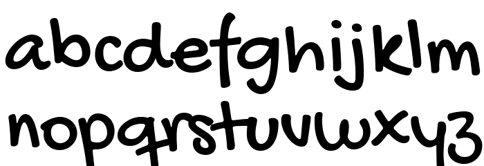 GochiHand-Regular Font LOWERCASE