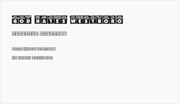 God Hates Westboro Business Card