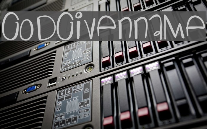 GodGivenName Example 2