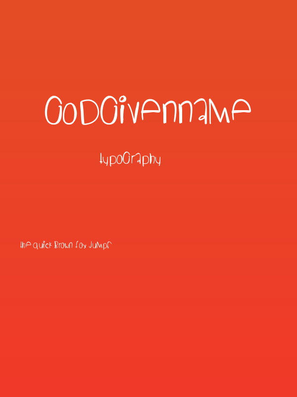 GodGivenName Poster