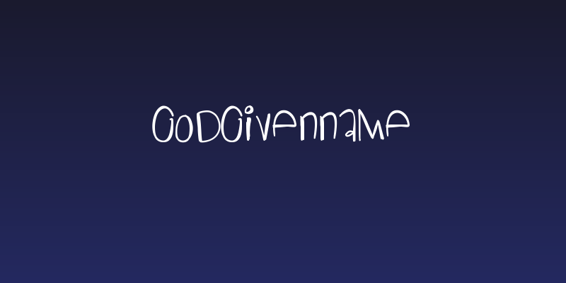 GodGivenName Social Header