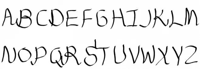 GodLy FonT Schriftart Groß