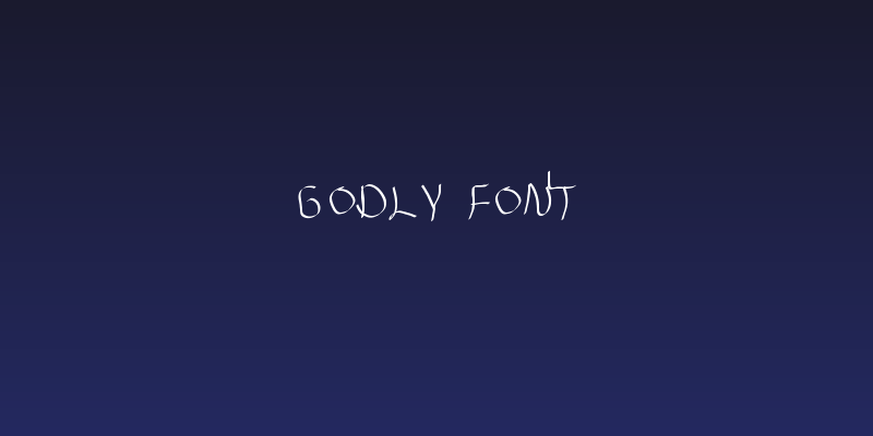 GodLy FonT Social Header