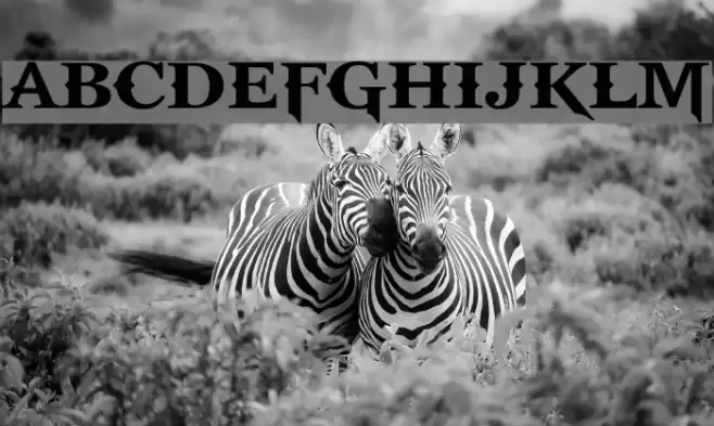 GodOfWar Font examples