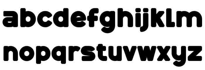 Goda Black Personal Use Font LOWERCASE