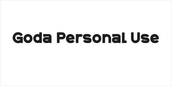 Goda Personal Use Logo