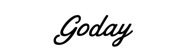 Goday  Скачать бесплатные шрифты