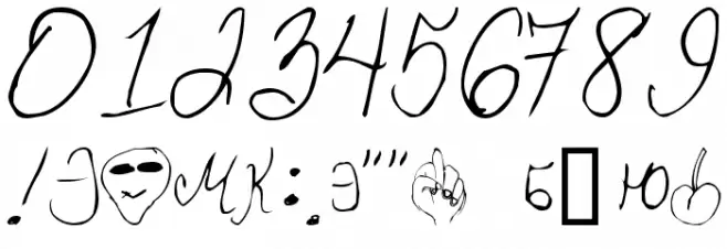 Goddess Font OTHER CHARS