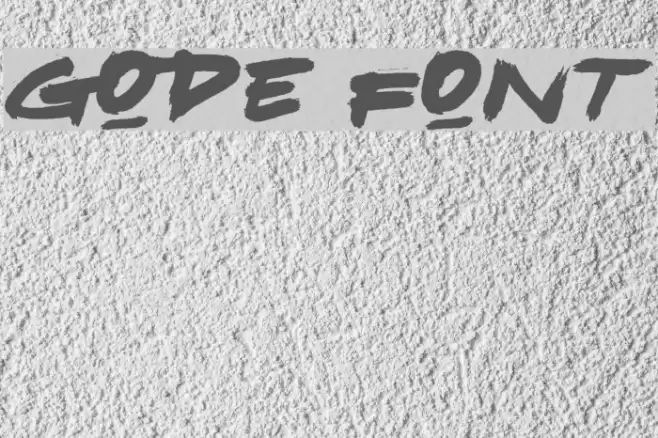 Gode Шрифта examples