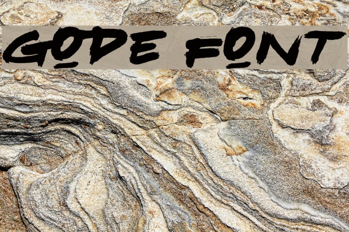 Gode Font examples