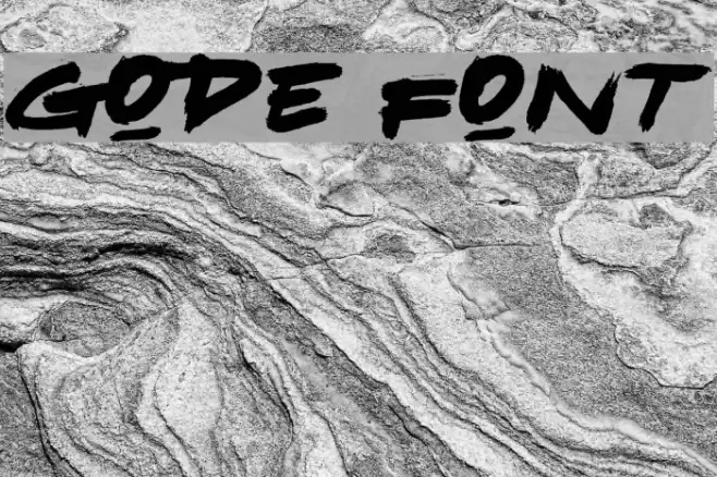 Gode Шрифта examples