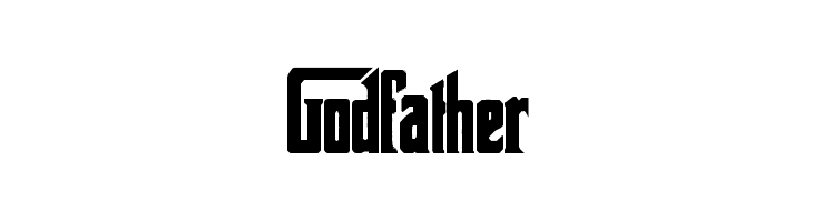 godfather font on cricut