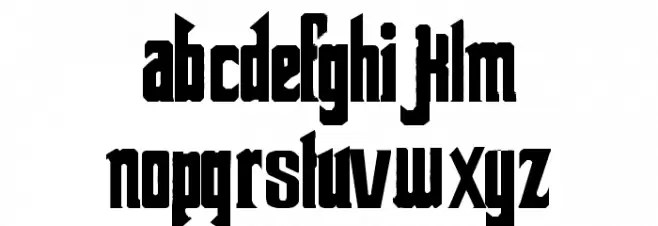 Godfather خط أحرف صغيرة