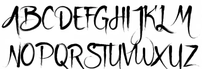 Godfeem Schriftart Groß