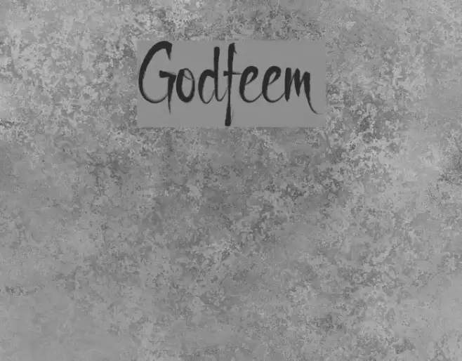Godfeem Font examples