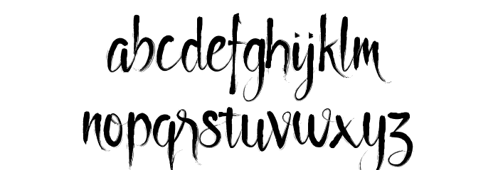 Godfeem Font LOWERCASE