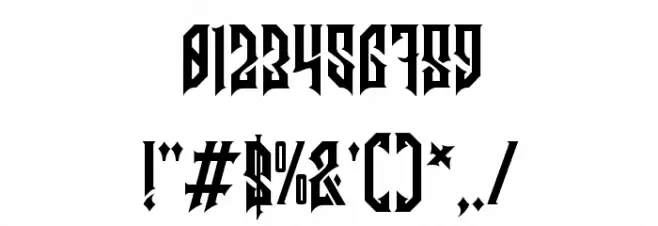 Godhong Free Font OTHER CHARS