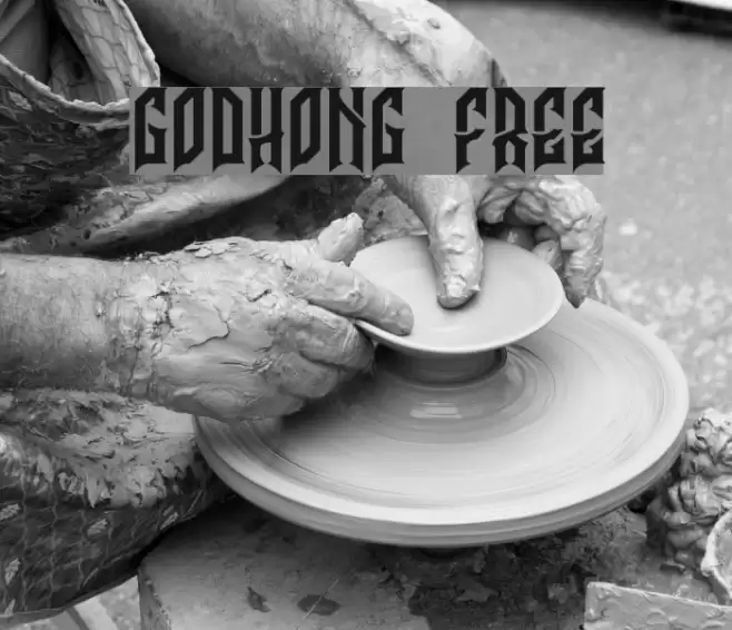 Godhong Free Font examples