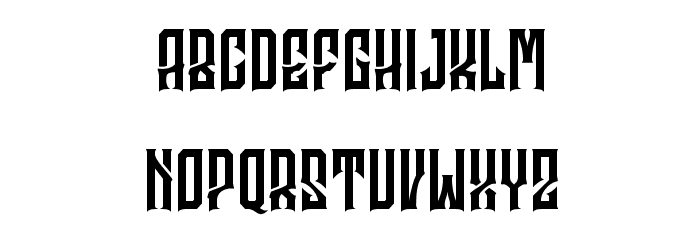 Godhong Personal Use Regular Font LOWERCASE
