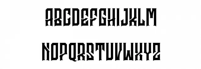 Godhong Personal Use Regular Schriftart Kleinbuchstaben