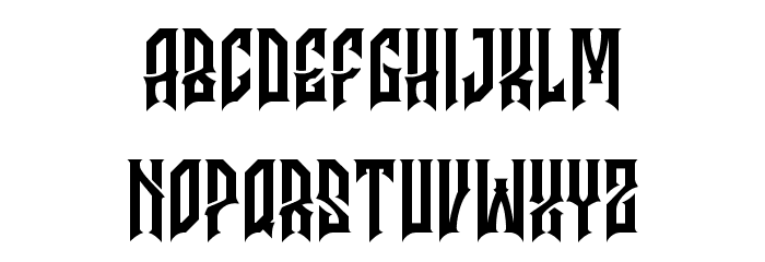 GodhongFree Font LOWERCASE