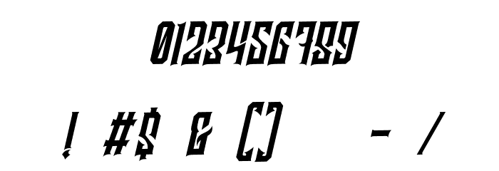GodhongPersonalUse-Regular Font OTHER CHARS