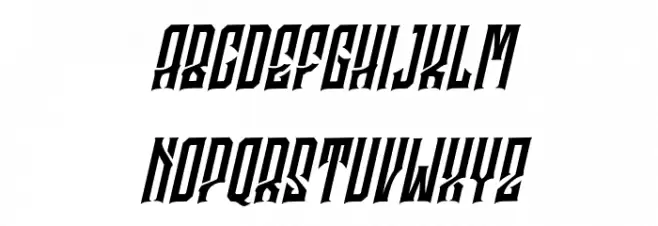 GodhongPersonalUse-Regular 字体 大写