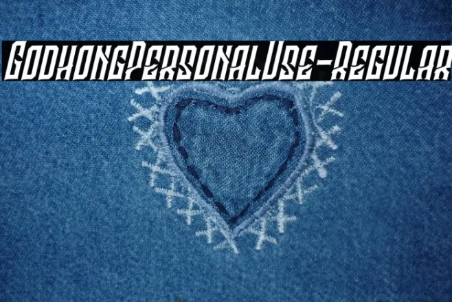 GodhongPersonalUse-Regular Example 2