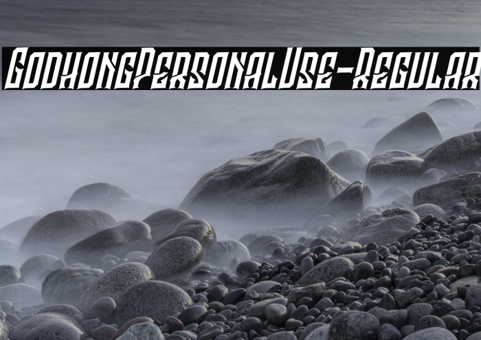 GodhongPersonalUse-Regular Example 3