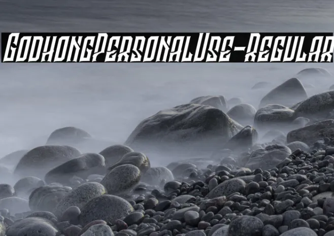 GodhongPersonalUse-Regular Example 3