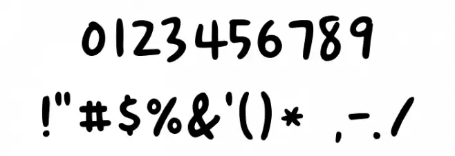 GodoM Font OTHER CHARS