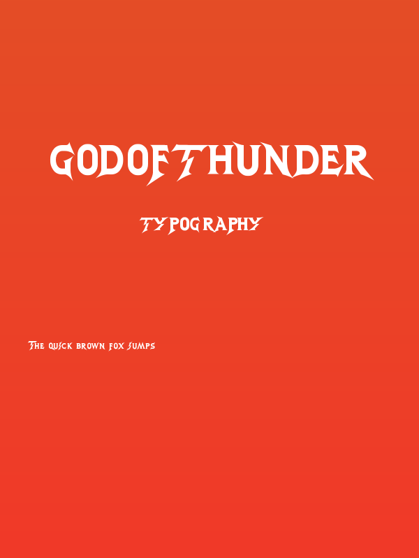 GodofThunder Poster