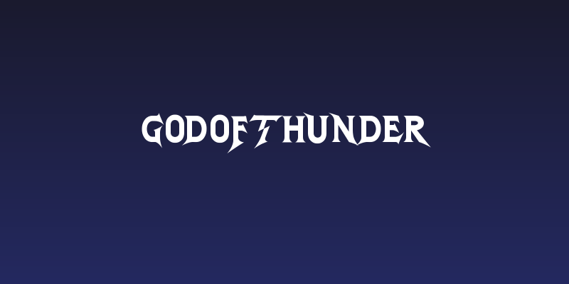 GodofThunder Social Header