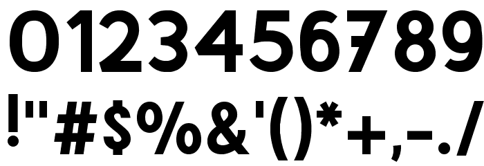 Godus Bold Font OTHER CHARS
