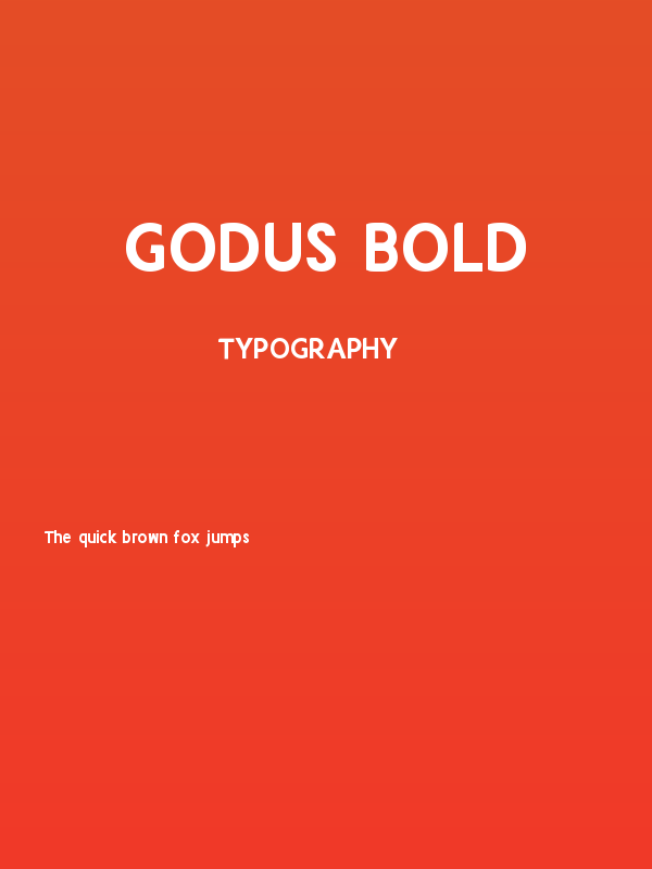 Godus Bold Poster