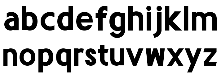 Godus Bold Font LOWERCASE
