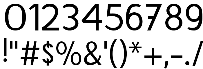 Godus Regular Font OTHER CHARS