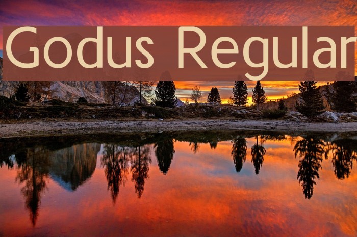 Godus Regular Font examples